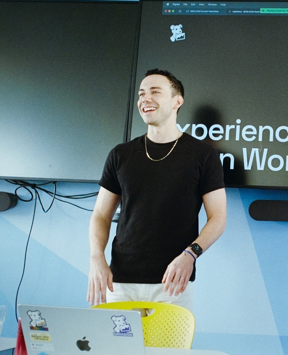 Matt Harris presenting